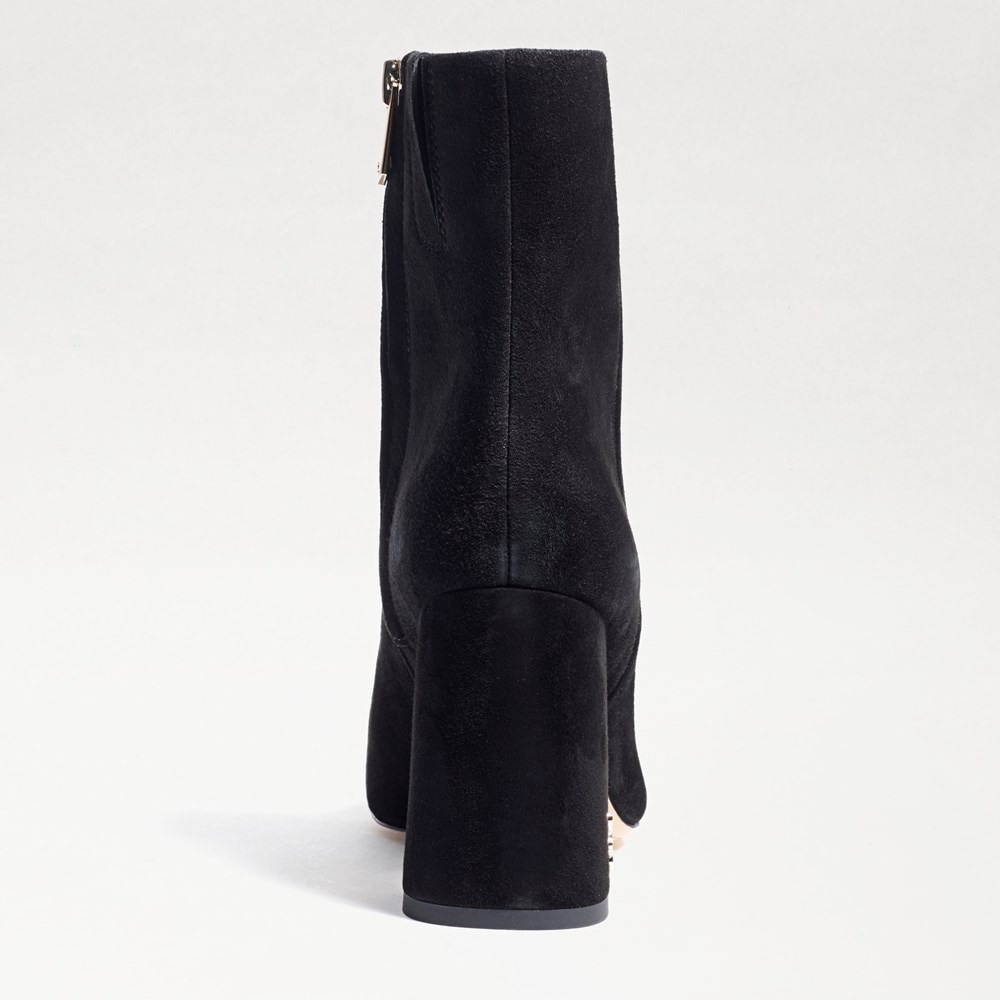 NWT SAM EDELMAN CODIE ANKLE BLACK BOOTIE Sz 6 (NO original box) - Picture 5 of 13